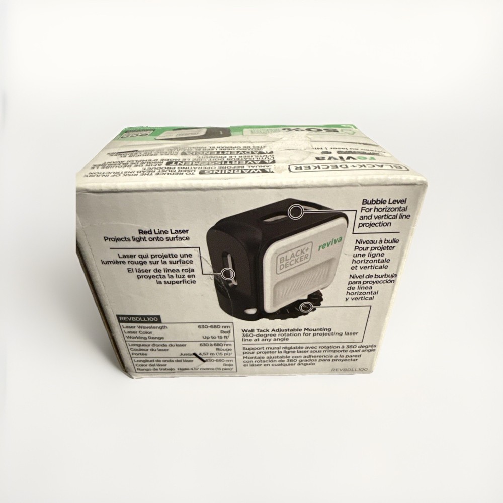 BLACK+DECKER Reviva Laser Level - REVBDLL100