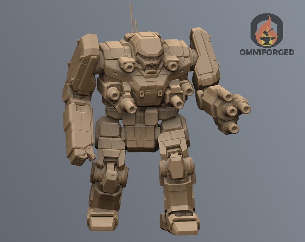 Banshee Mini BNC-41S MWO Mech Miniature Compatible with Battletech