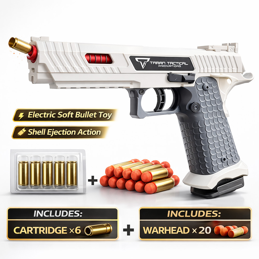 TTI 2011 Combat Master Toy Pistol Shell Ejecting Soft Bullet Blaster Gun Set