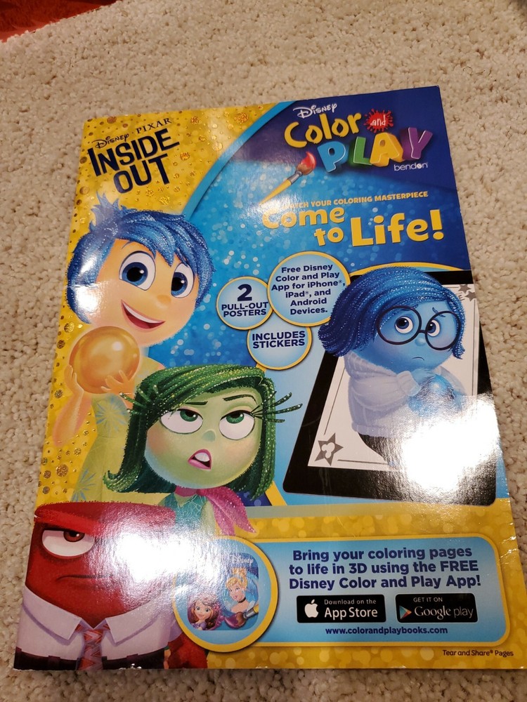 Inside Out Color & Play Ultimate Activity Book
