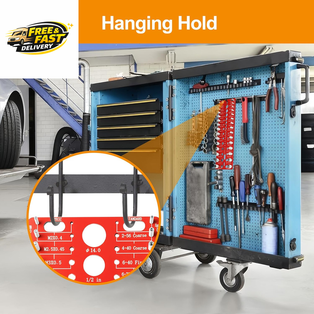 Thread Checker - 55 Nut & Bolt Thread Checker, Bolt Size and Thread Gauge 19