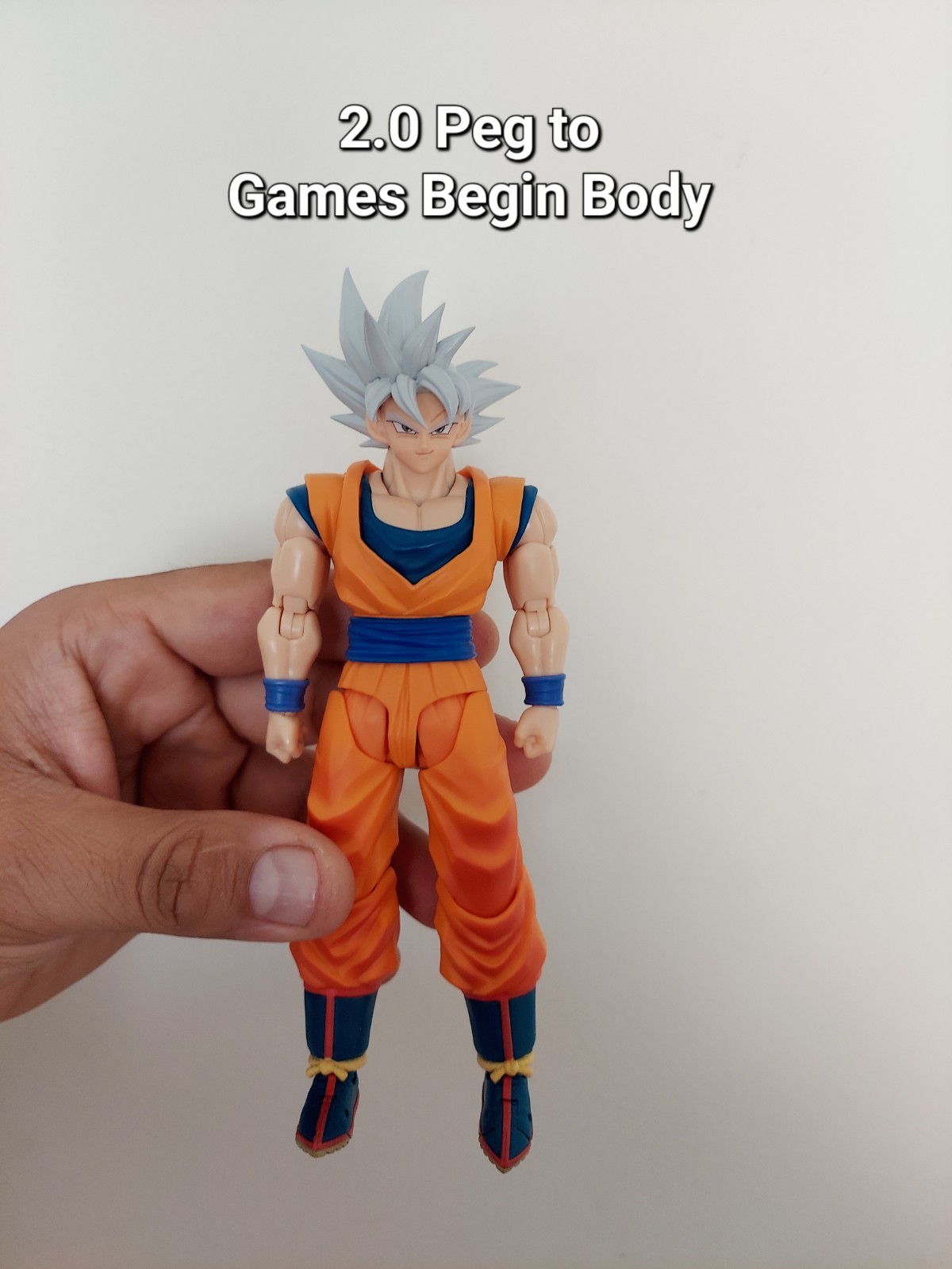 SHF The Games Begin Goku Conversion Neck Pegs - READ DESCRIPTION!