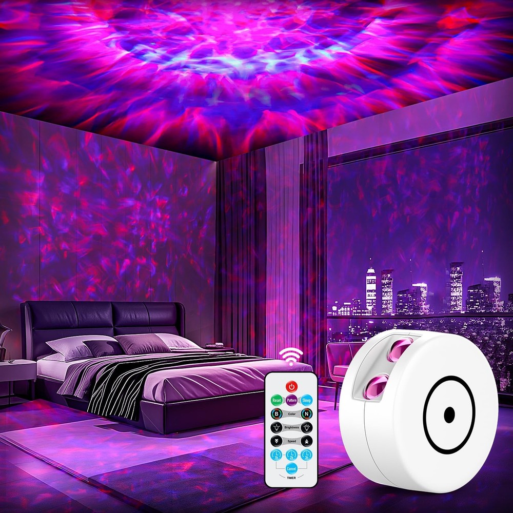 Galaxy Projector for Bedroom, Nebula Galaxy Night Light Projector with Timer ...