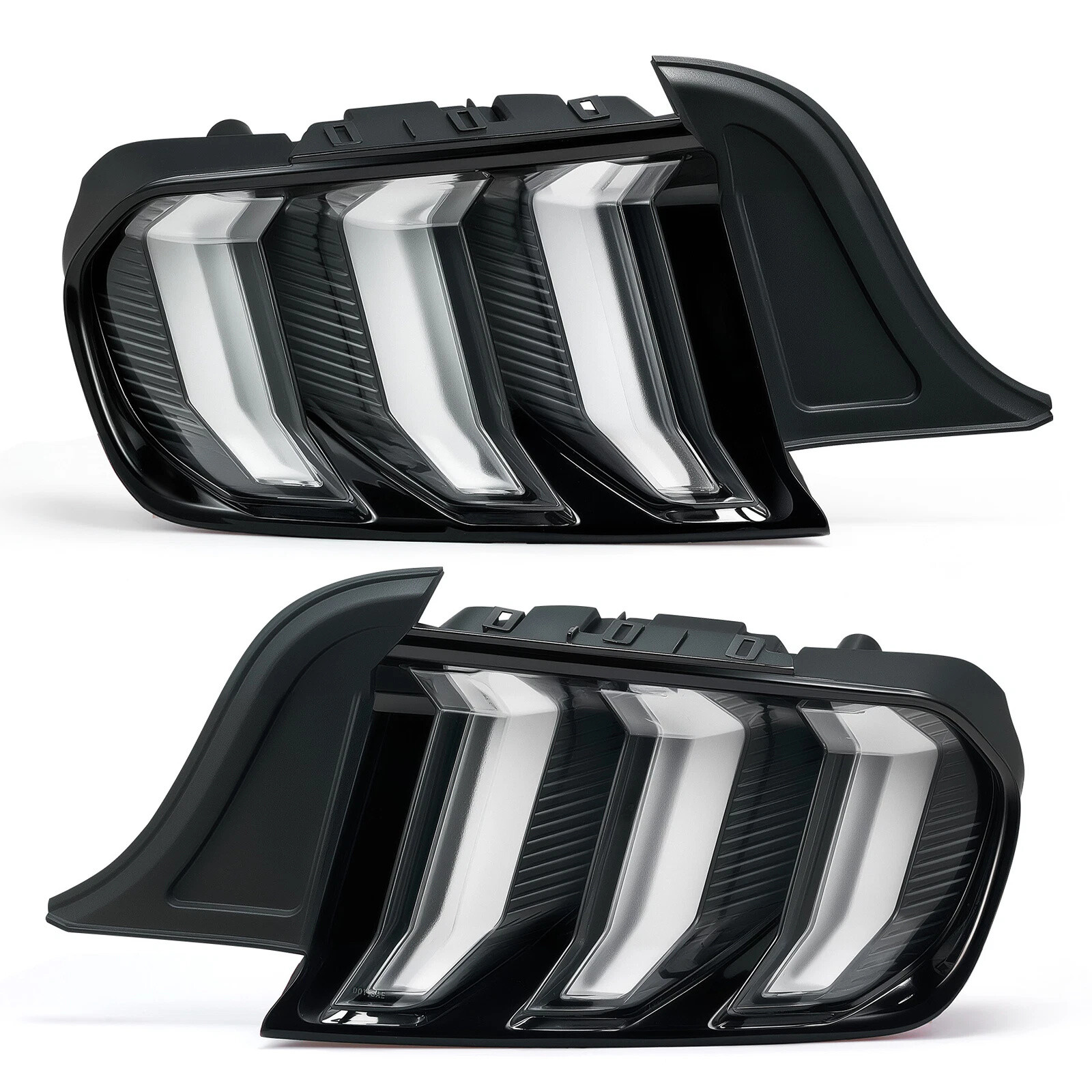 Set LED Tail lights For 2015-2022 Ford Mustang Euro Style w/ Sequential Signals