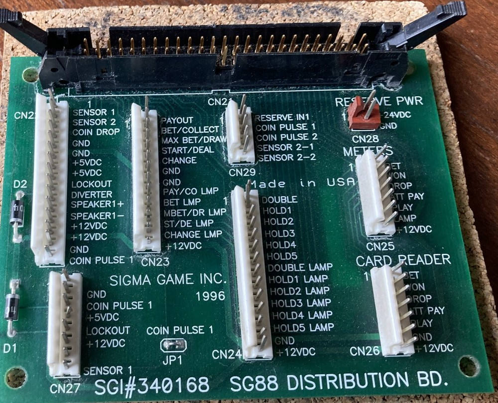 Sigma Slot Machine Distribution Board