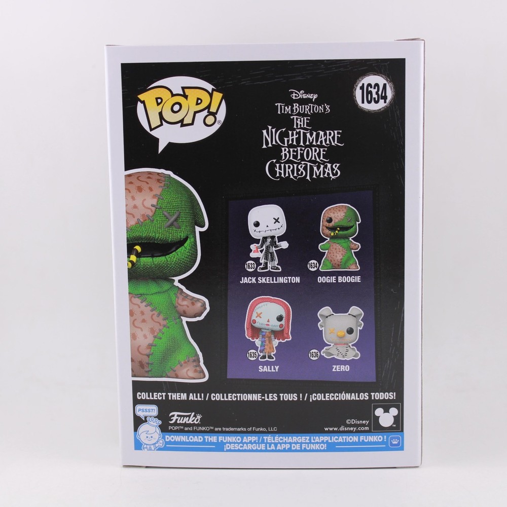 Funko POP Disney The Nightmare Before Christmas Patchwork Oogie Boogie #1634