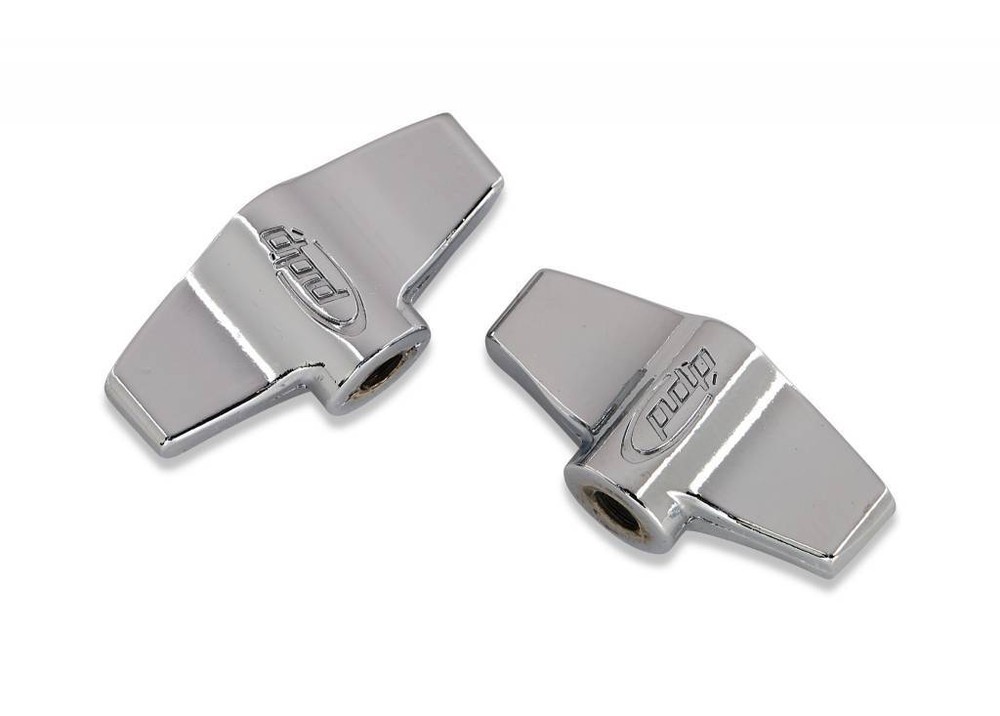 PDP 6mm Wing Nut, Chrome, 2 Pack
