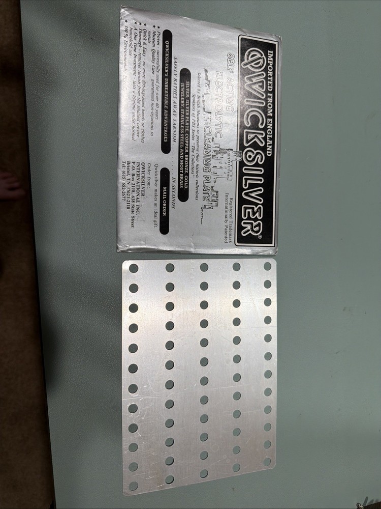 Quick Silver Electrolytic Tarnish Cleaning System
