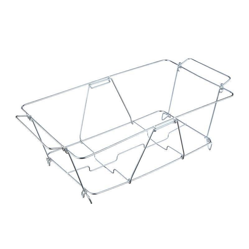 Folding Wire Chafing Rack Buffet Server Durable Space Saving Easy Setup New