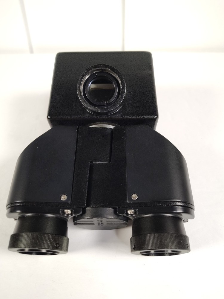 AmScope Trinocular Microscope Head with (2) 10X/18 Eyepieces - Black