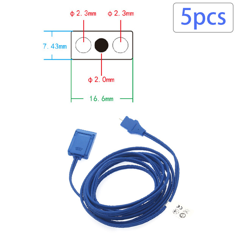 5Pc 3M For Negative Plate, High Frequency Electrocautery Bipolar Connecting Wire