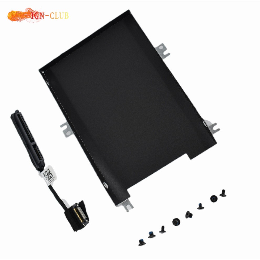 For 5470 E5470 Caddy Frame Bracket 4JMFP + Cable Connector HDD 80RK8