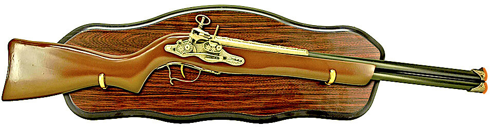 34" NEW! Vintage 1688 FLINTLOCK RIFLE Replica Short Double Barrel Classic GUN