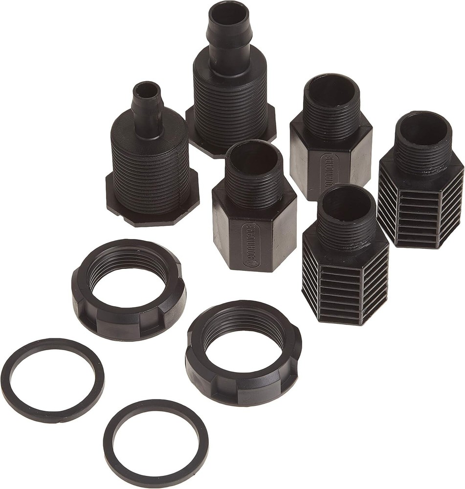 Botanicare Ebb & Flow Fitting - (1) 1/2" & 3/4" Bulkhead, (2) Screen & Extension