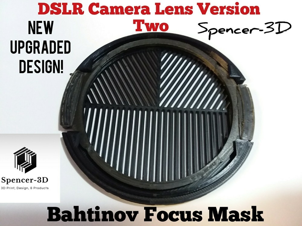 48mm Thread DSLR Camera Lense Bahtinov Focus Mask (VERSION TWO MODEL) updated