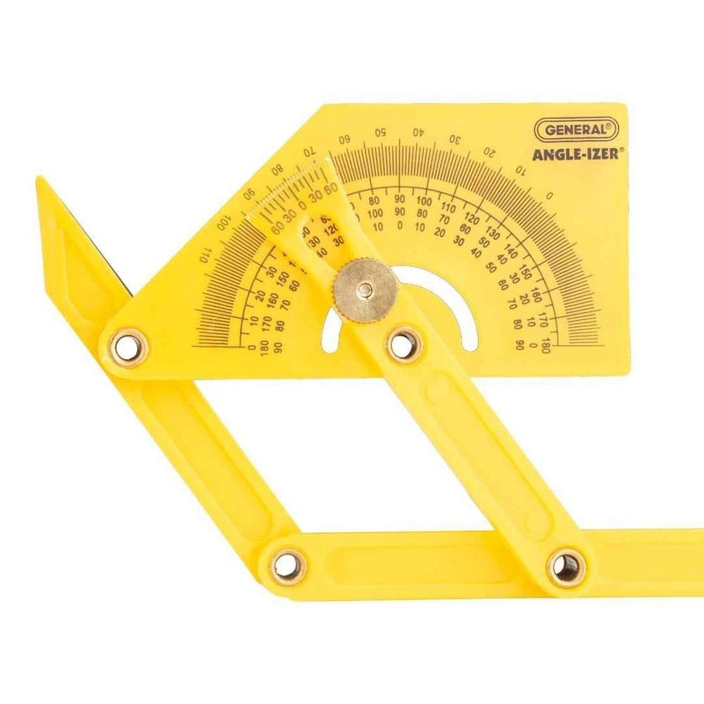 General Tools 29 Plastic Protractor and Angle Finder, Outside, Inside, Sloped...