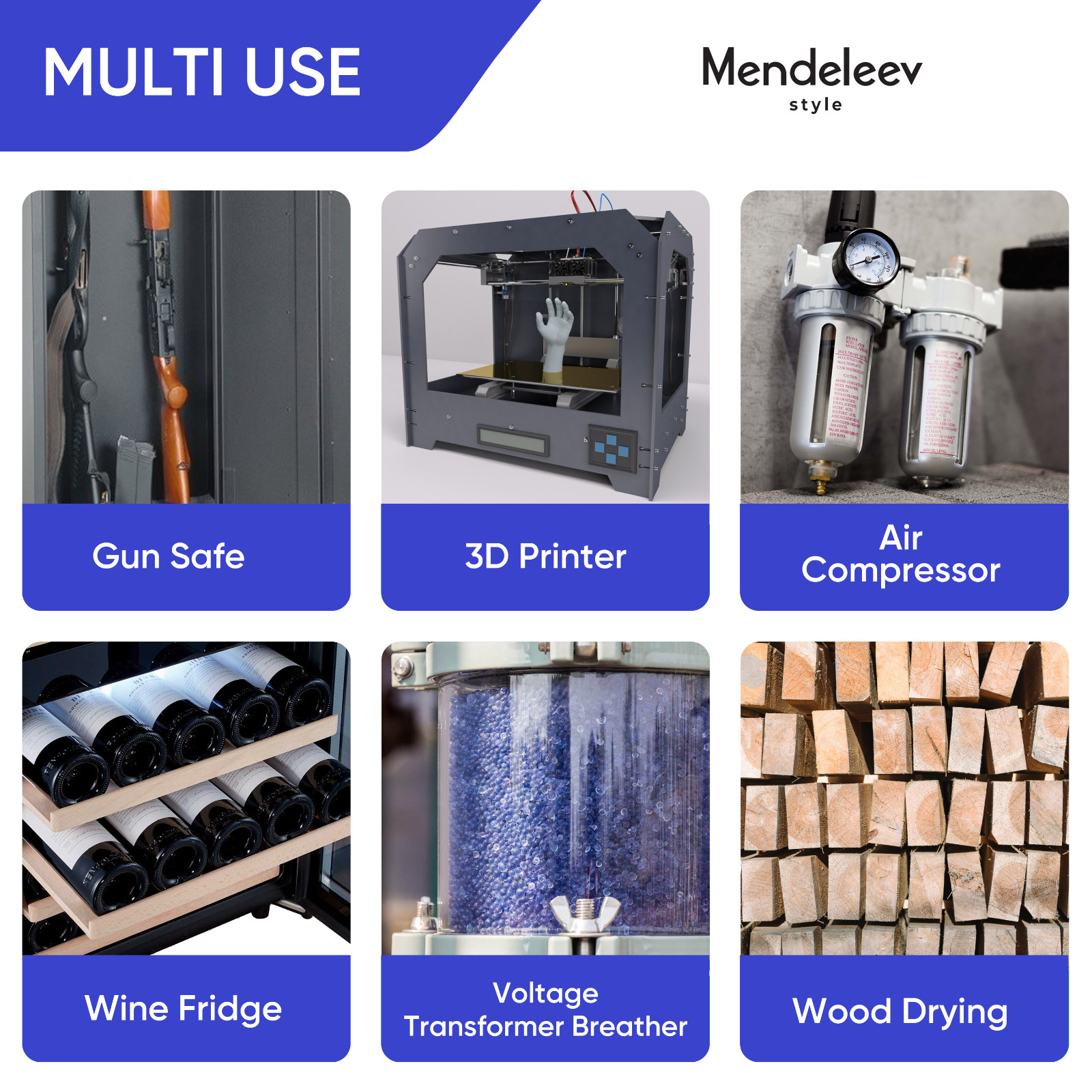 8.5 LB Orange Indicating Silica Gel 3-5 mm Beads Desiccants 3.85 kg Reusable