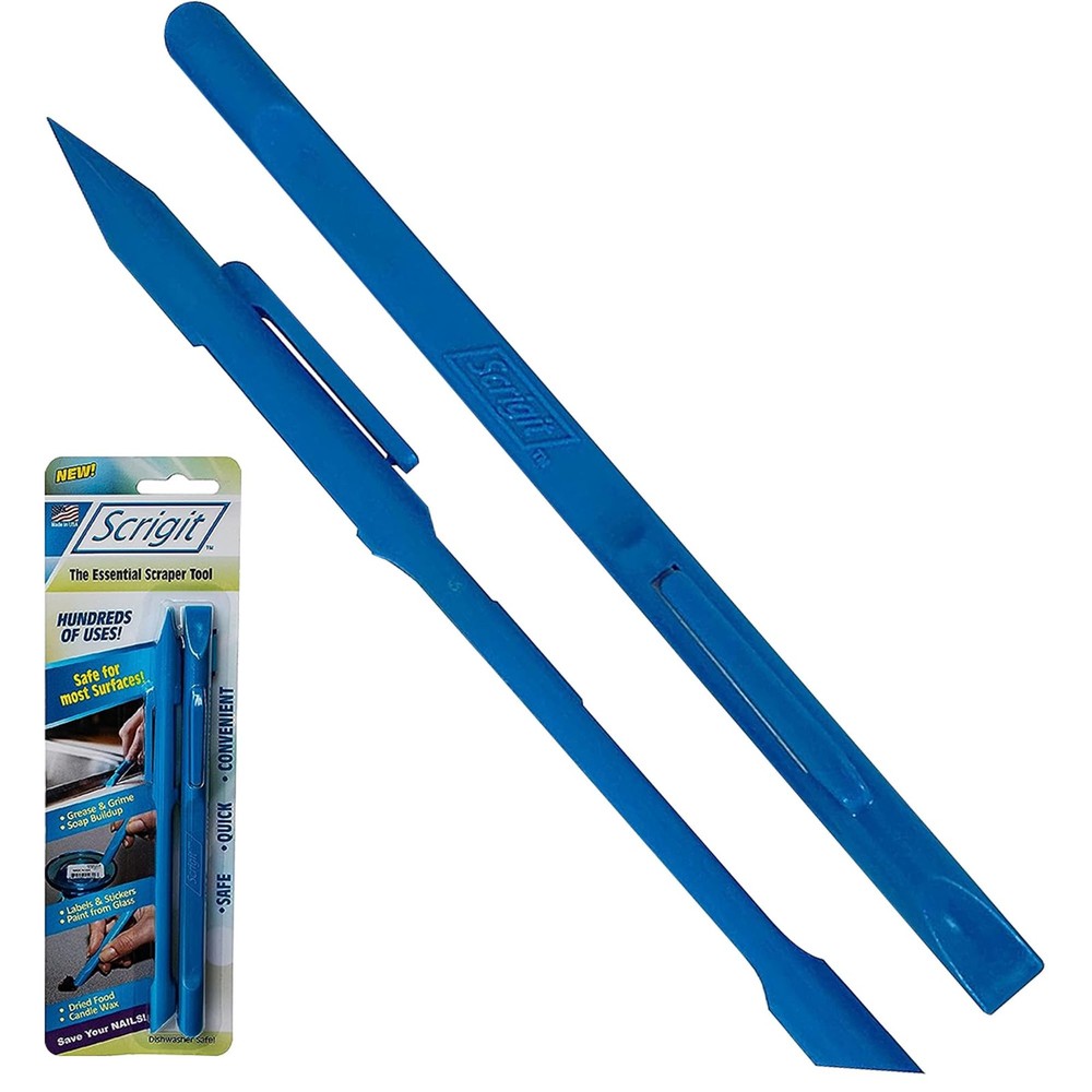 Scraper No-Scratch Plastic Scraper Tool, 2 Pack - The Handy Multi-Use Scraping T