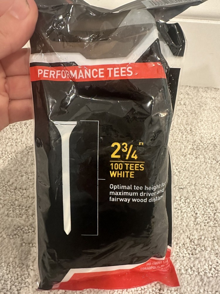 Maxfli Performance 2 3/4” Golf Tees 100 Pack (see Description)