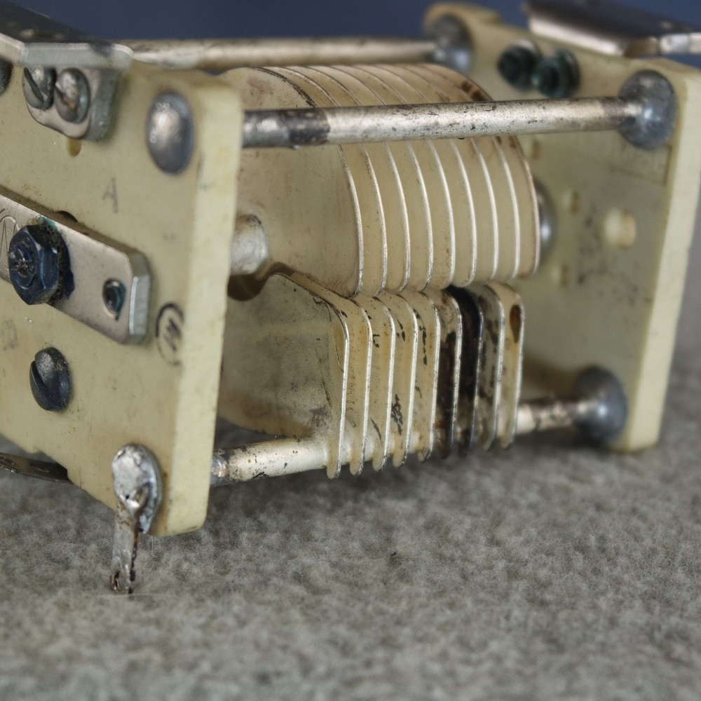 Silver Plated Variable Capacitor 100 pf .040" Gap HAM Tuners