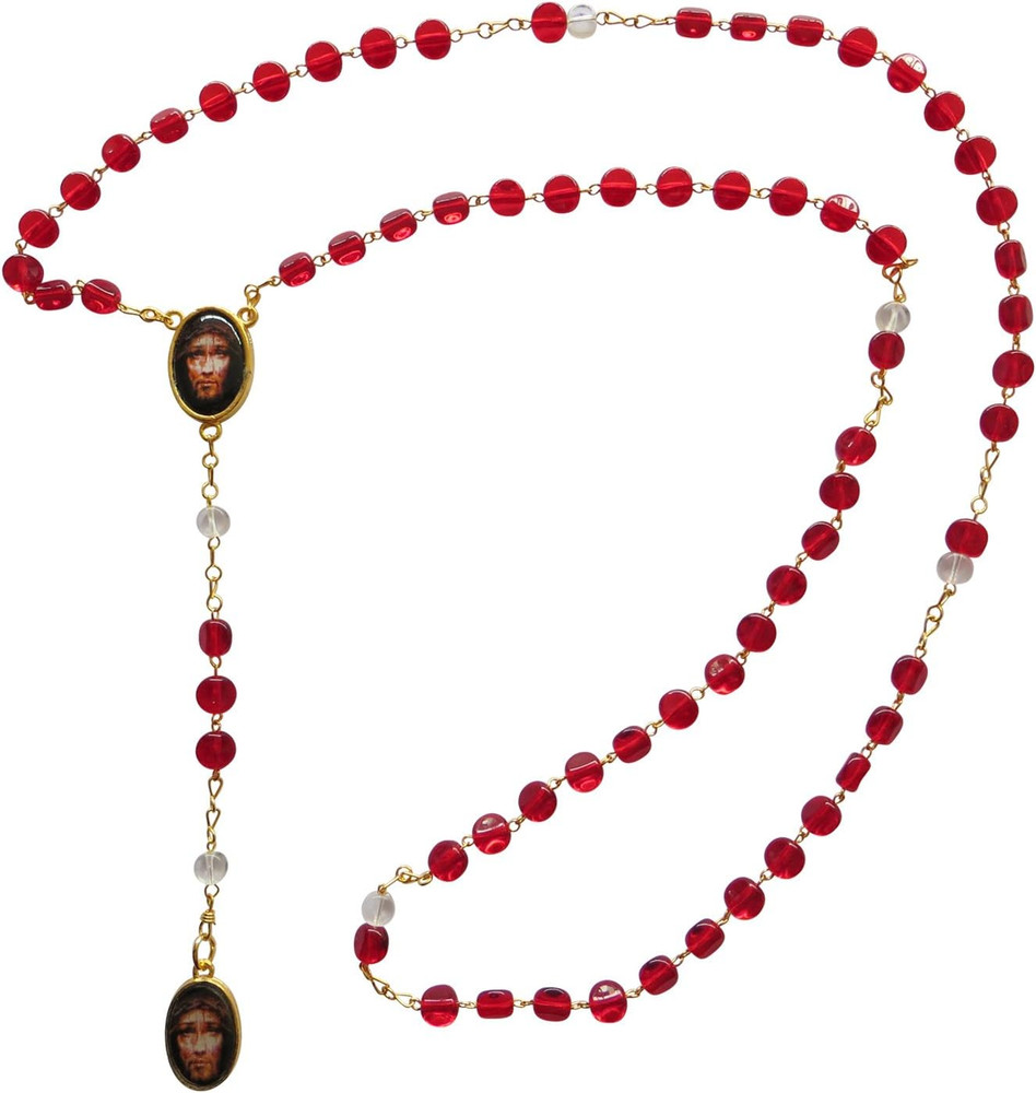 Angeltios De Mexico Precious Blood of Jesus Christ Rosary Preciosa Sangre De Cri