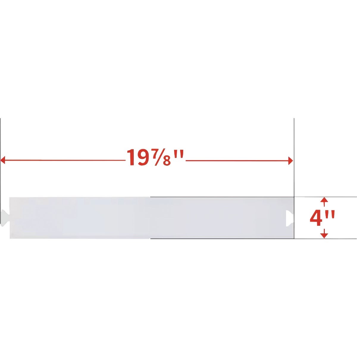 Super Sliders 19-7/8 In. x 4 In. Appliance Movers (8-Pack) 4260624SL Super