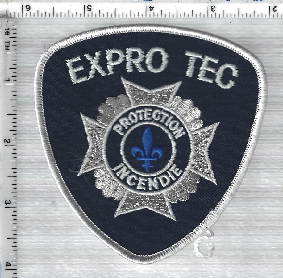 Expro Tec Fire Department (Newfoundland & Labrador, Canada) Shoulder Patch