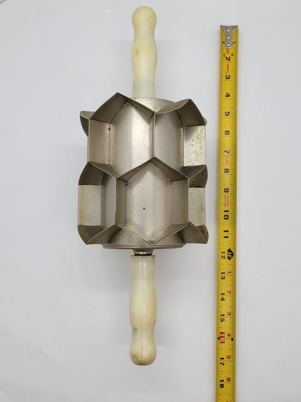 Moline Commercial Rotary Rolling Biscuit Donut Dough Cutter Hexagon Vintage