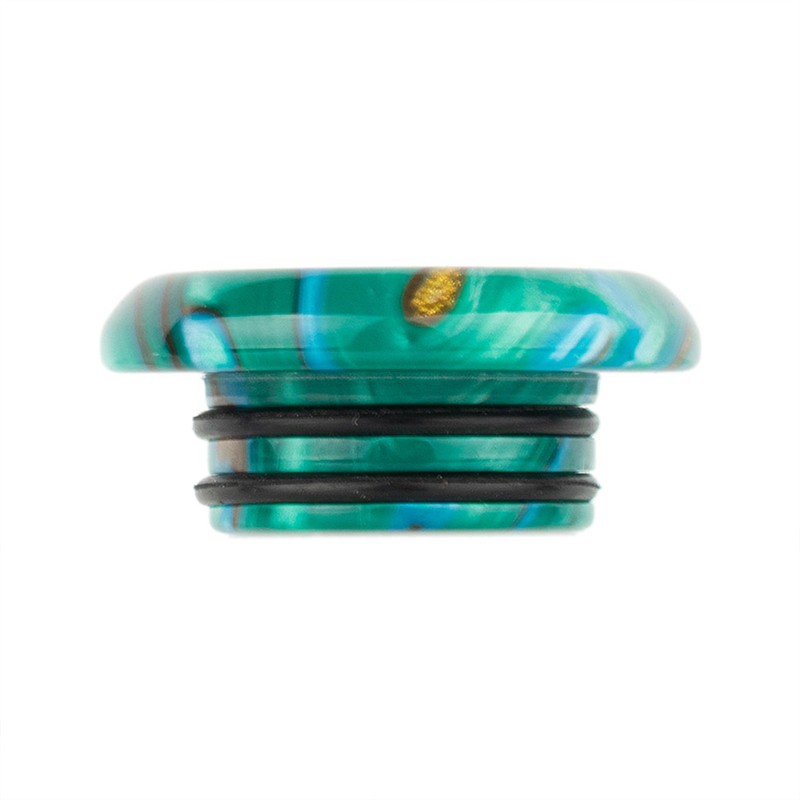 Colorful Pattern Flat 810 Resin Drip Tip Random 5PCS