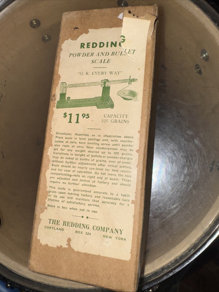 Powder And Bullet Scale