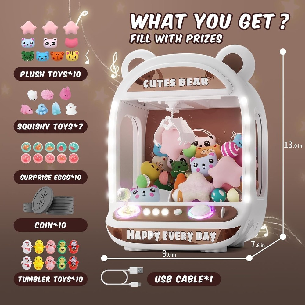 Mini Vending Machine with Squishy Toys