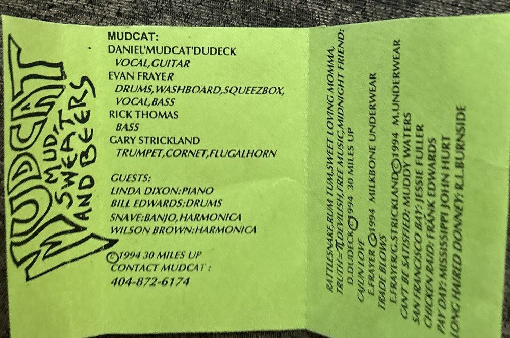 MUDCAT-Mud, Sweat, & Beers Cassette