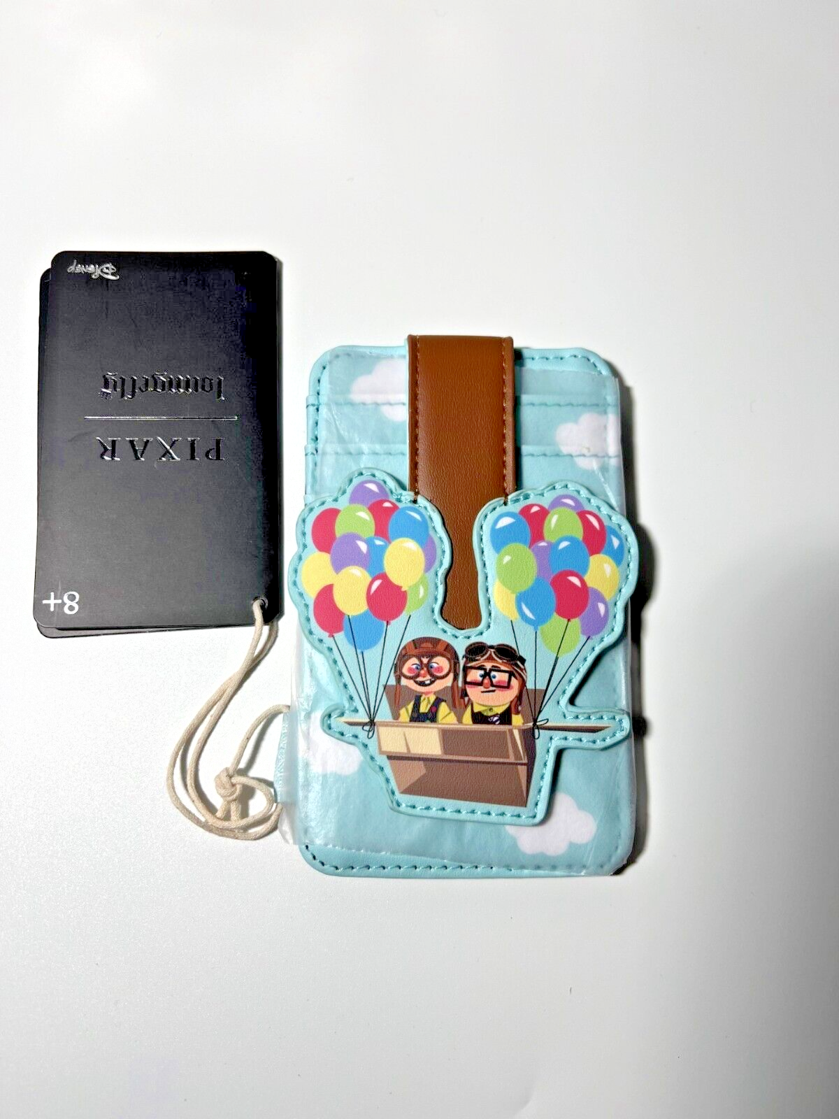 Loungefly Disney Pixar Up Flora Mini Backpack & Cardholder Carl and Ellie NEW!