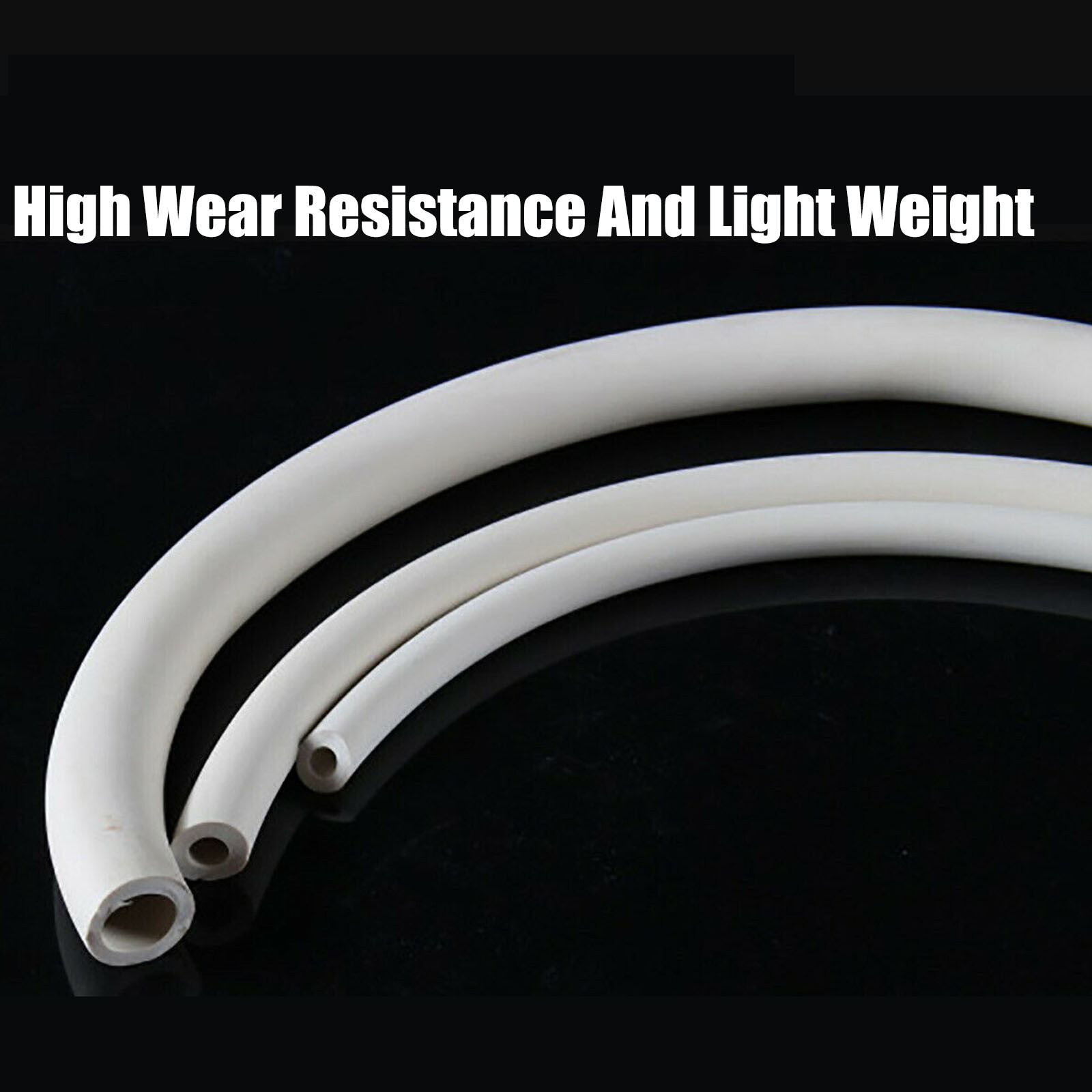 White Rubber / Vacuum Tube Laboratory Hose Pipe High Quality Inner Dia 2mm~25mm