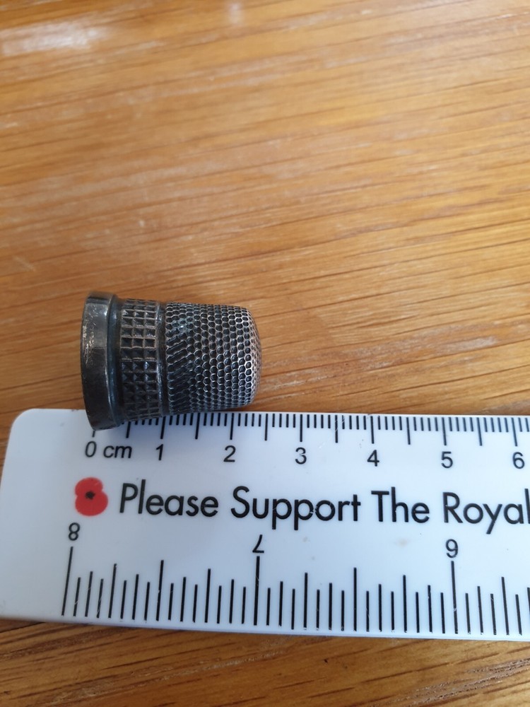 Antique Solid Silver Thimble Size 5 Charles Horner 2.3cm 5.3g