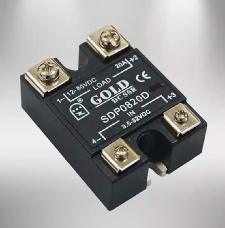 GOLD single-phase DC solid-state relay SDP0820D 20A 12-80VDC