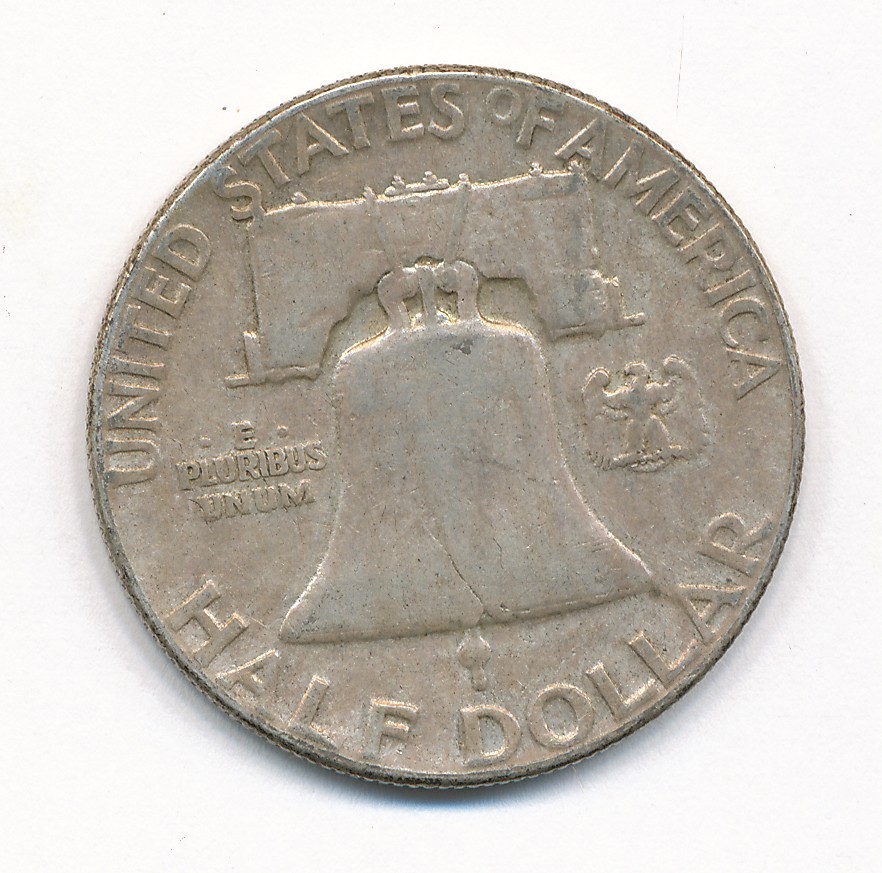 1951 P FRANKLIN SILVER HALF DOLLAR