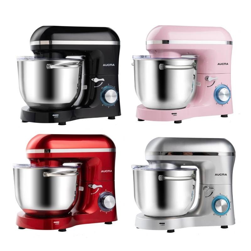 Stand Mixer 6.5QT 660W 6Speed Tilt-Head Multi - functional Dough Mixer Aucma
