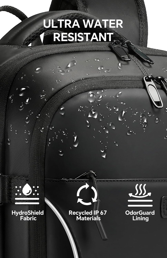 Vacuum Backpack Travel, 70L Expandable Carry on Backpack with Compression System
