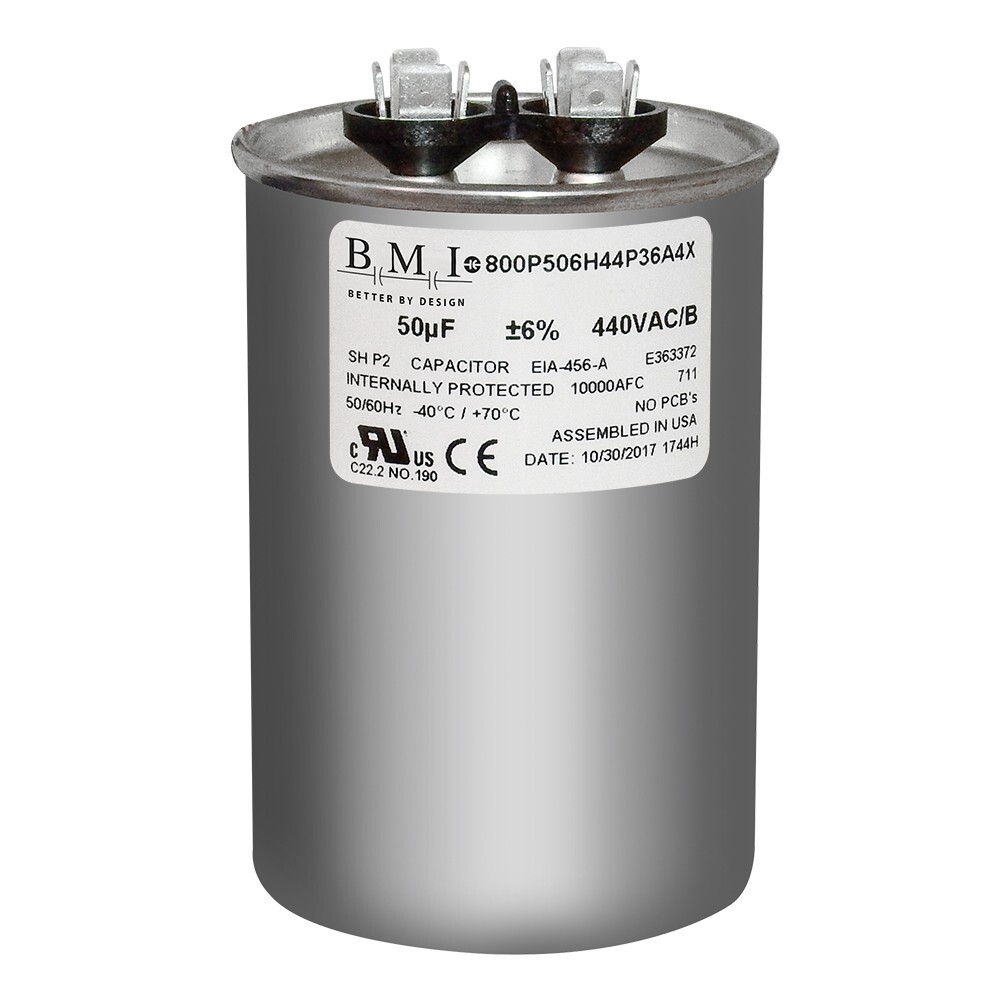 USA 50 uf/MFD 370-440 VAC volts Round Run Capacitor 50/60 Hz - Lot-1