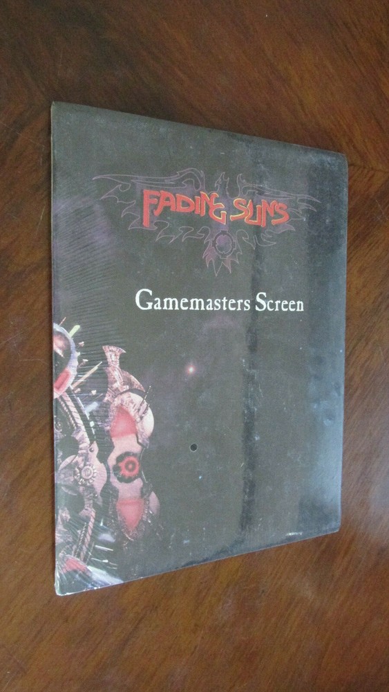 Fading Sun Gamemaster Screen with Weapons Compendium Screen in SHRINK