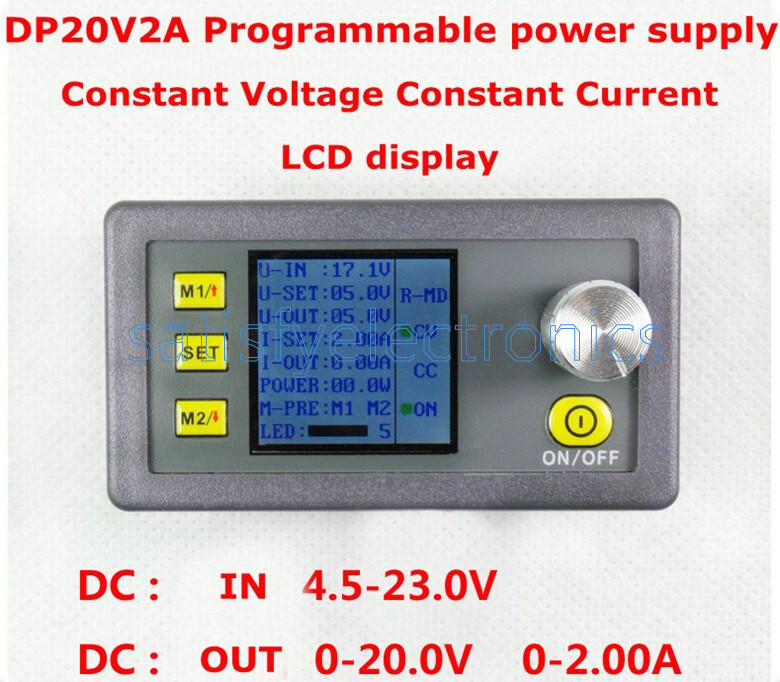 DP20V2A DP50V5A Constant Voltage Programmable Step-down Digital Power Supply NEW