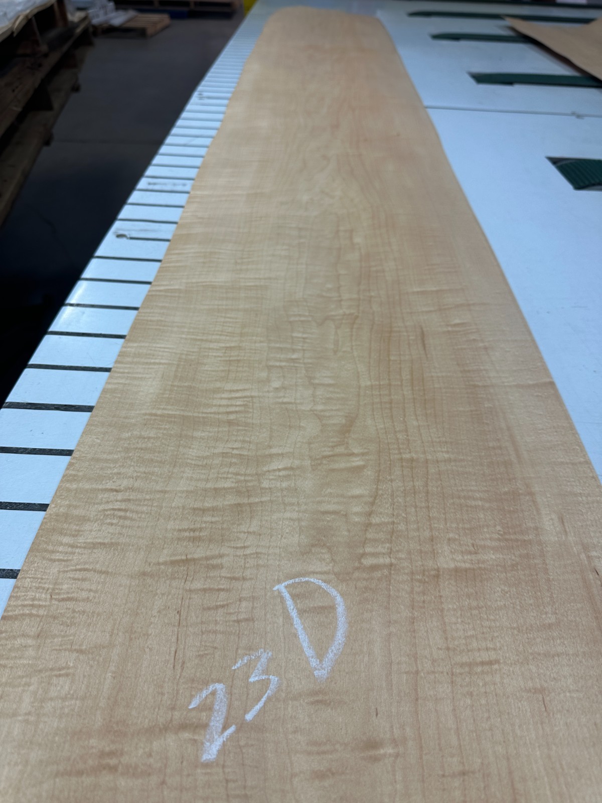 Maple Raw Wood Veneer 2 sheets 120'' x 14'' 23D