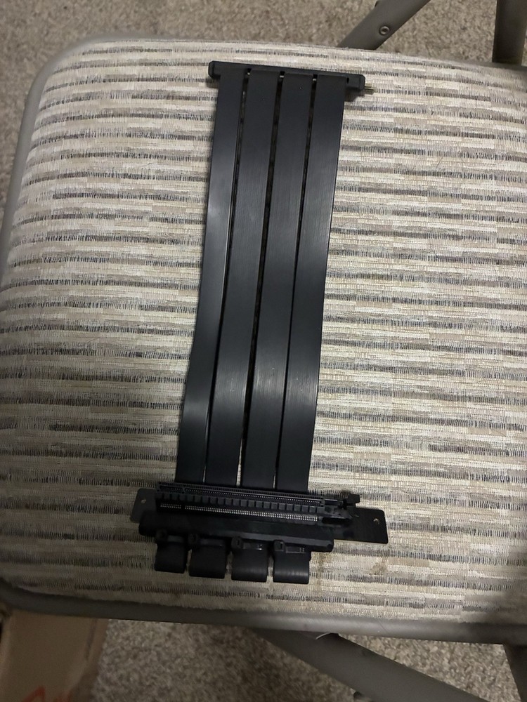 PCIe 4.0 Riser Extension Cable Black for Computer Case