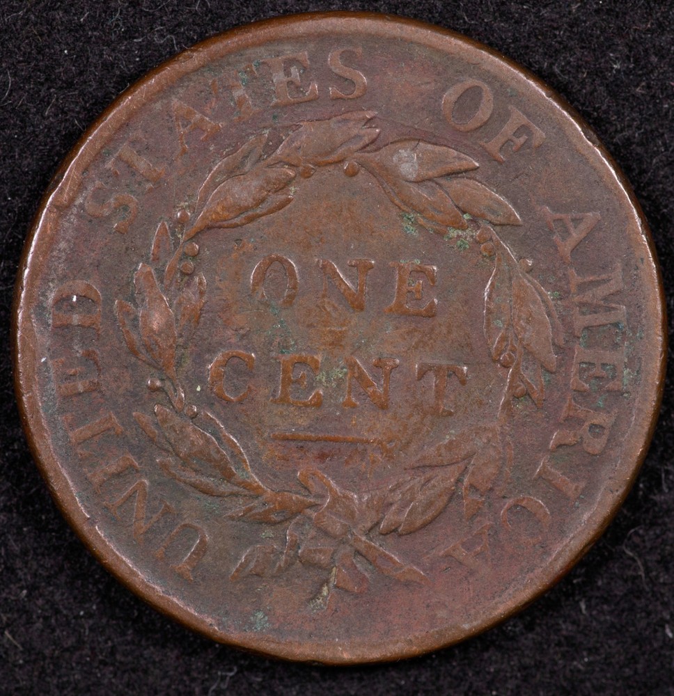 1818 CORONET LARGE CENT