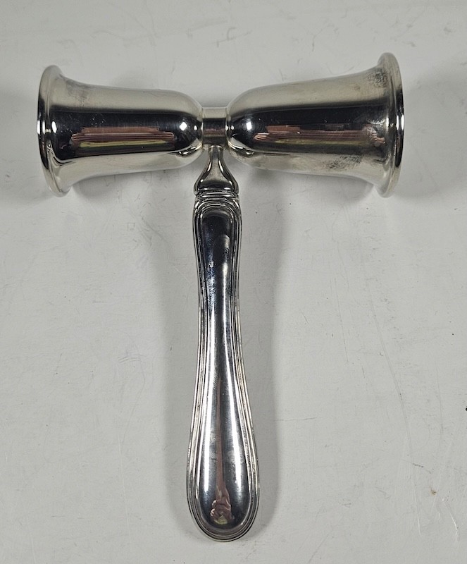 Wallace Silversmiths Silverplate Handled Double Cocktail Jigger