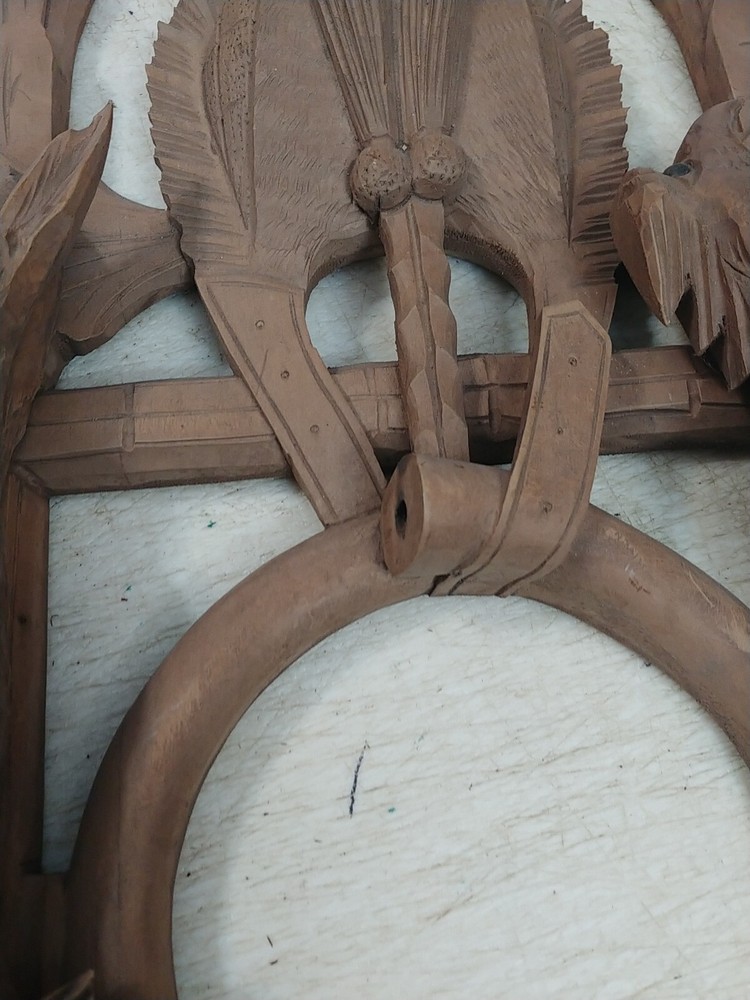 LARGE HUNTER CUCKOO CLOCK FRONT COVER