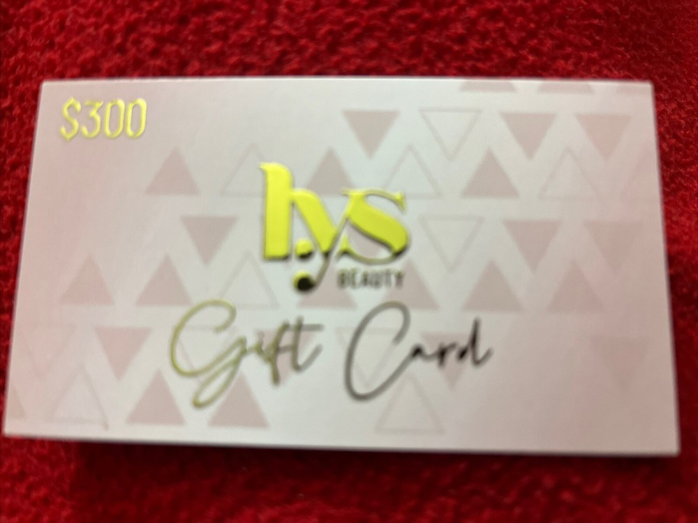 lys beauty gift card