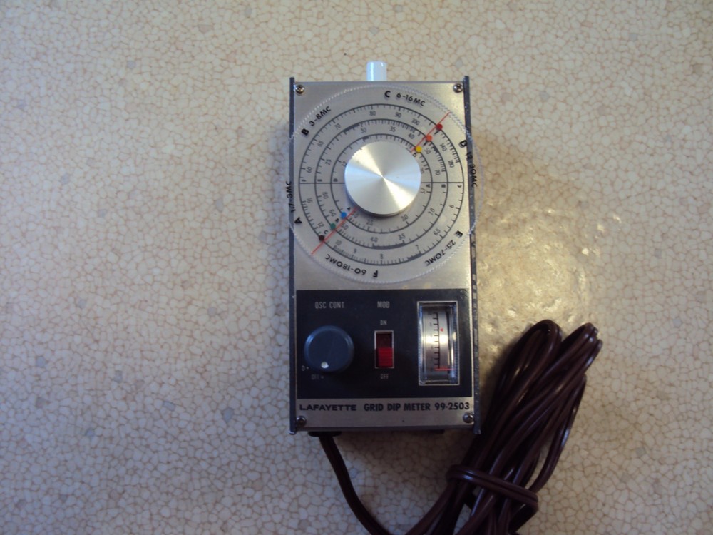Lafayette Grid Dip Meter Model 99-2503 Exc. condition