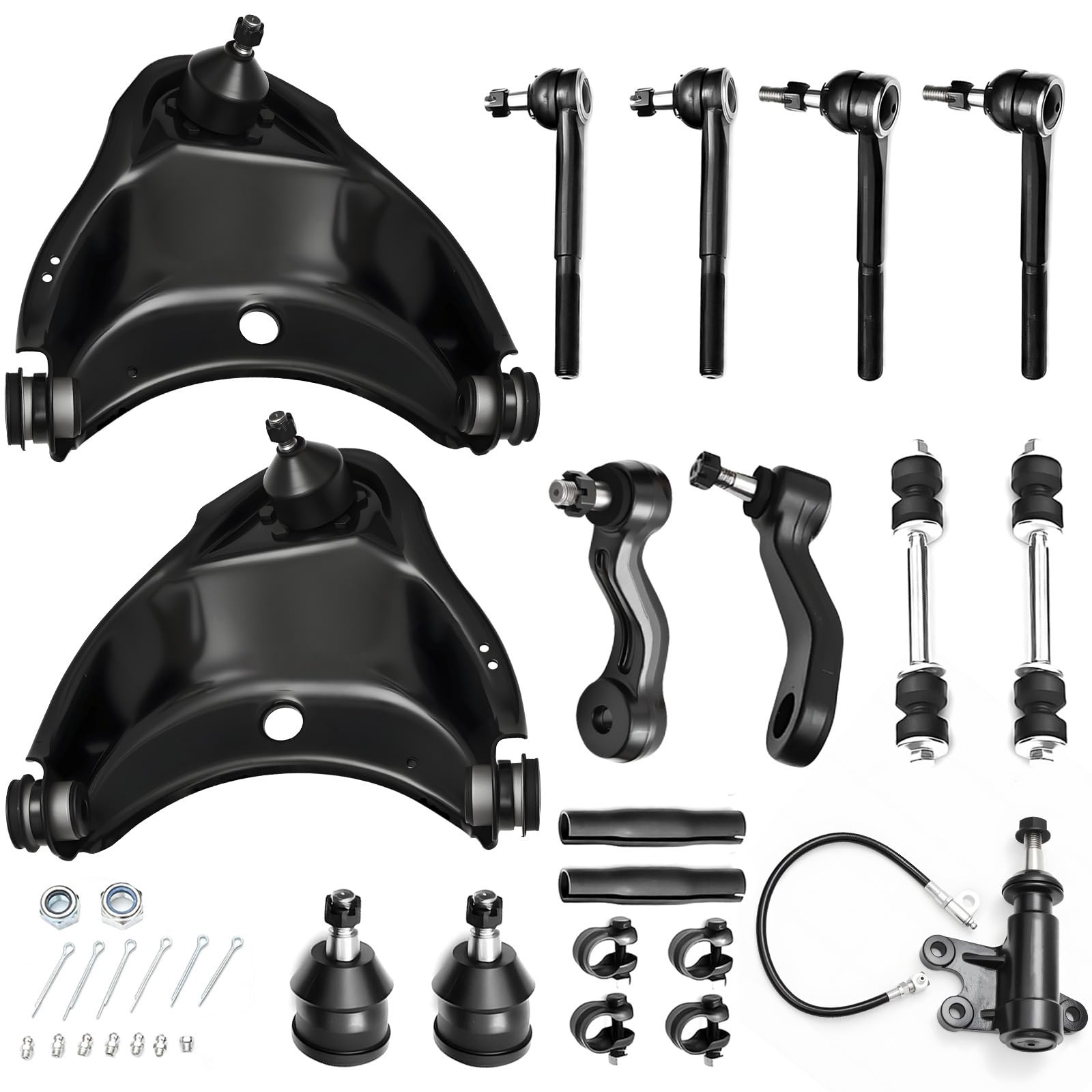 15Pcs Front End Suspension Kit for Chevy GMC C1500 C2500 Suburban Tahoe Yukon